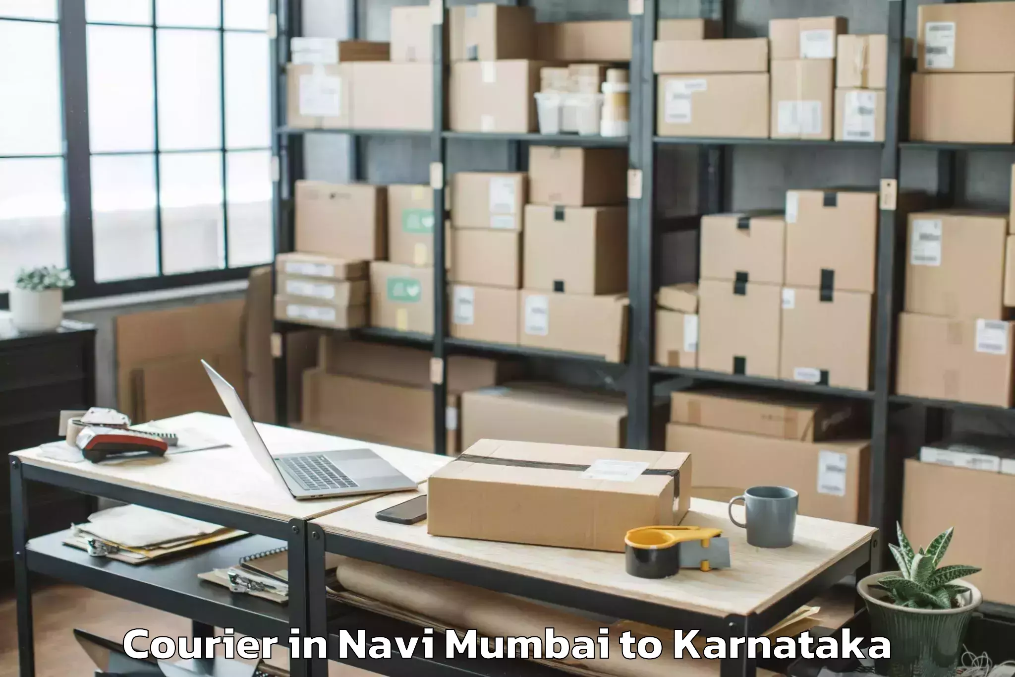 Efficient Navi Mumbai to Shiralakoppa Courier